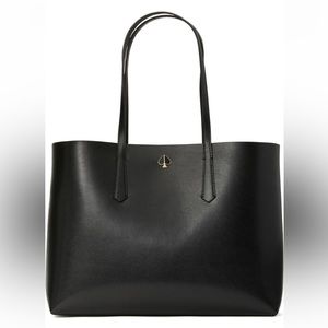 NWT Kate Spade Large Molly Black with Animal Print Tote